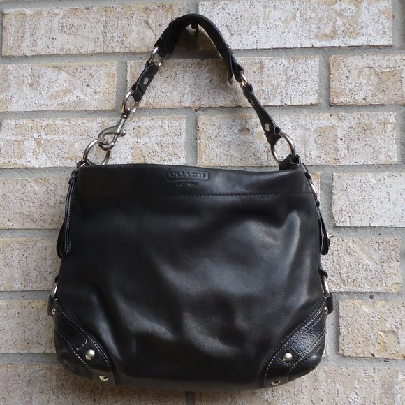 COACH Leather Carly duffle shoulder bag. - Picture 1 of 16